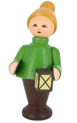 Spielwarenmacher Günther Holzfiguren & Dekofiguren*Miniatur - Laternenkind, 6 cm, von