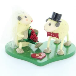 Figurenland Uhlig GmbH Tierfiguren*Miniatur - Schaf Brautpaar Justy und Mary von