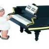 KWO Weihnachtsengel*Miniatur - Weihnachtsengel am Flügel, 5 cm von