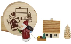 Knuth Neuber Neuheiten*Miniatur - Weihnachtsmann in der Spanschachtel von
