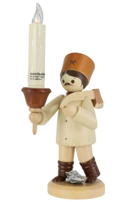 Romy Thiel Romy Thiel Figuren*Miniatur Bergmann mit Axt und Lumixkerze von