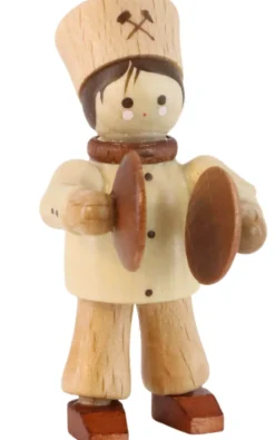 Romy Thiel Neuheiten | Romy Thiel Figuren*Miniatur Bergmann mit Instrument Becken, 5 cm, von