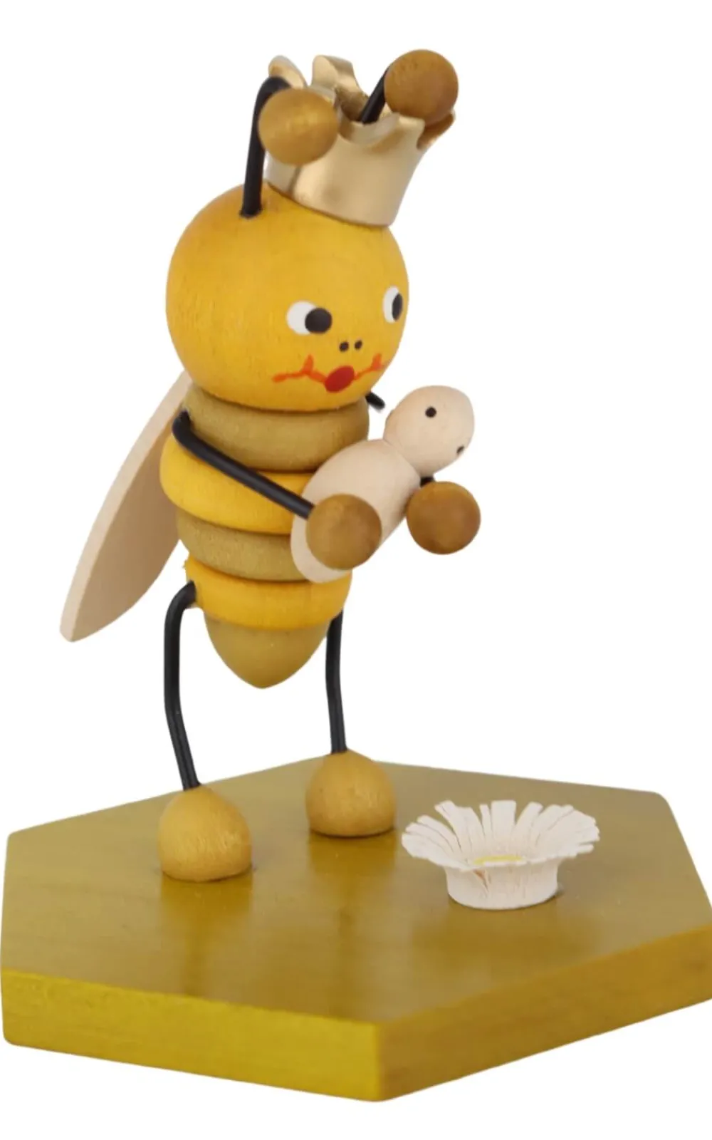 Zenker Neuheiten | Frühlingsdeko*Miniatur Bienenkönigin, 8 cm, von Ralf