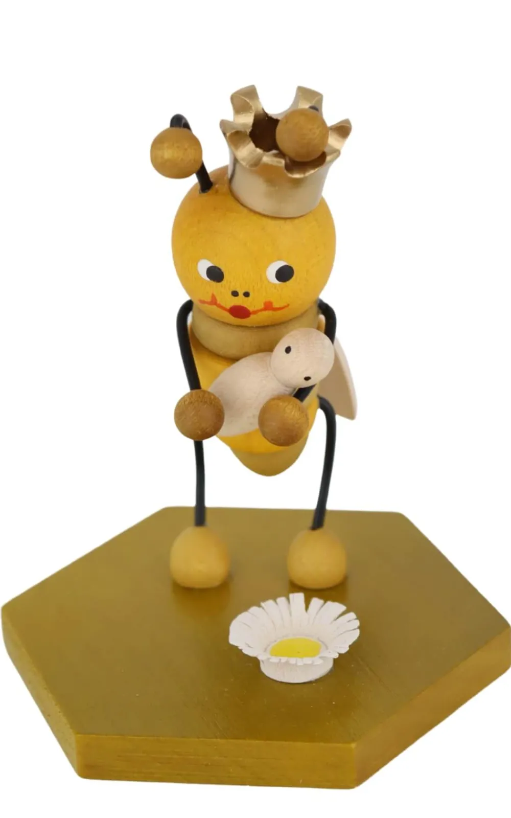 Zenker Neuheiten | Frühlingsdeko*Miniatur Bienenkönigin, 8 cm, von Ralf