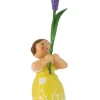 Legler Holz- und Drechslerwaren HODREWA Blumenmädchen*Miniatur Blumenmädchen mit Iris, 12 cm von HODREWA Legler