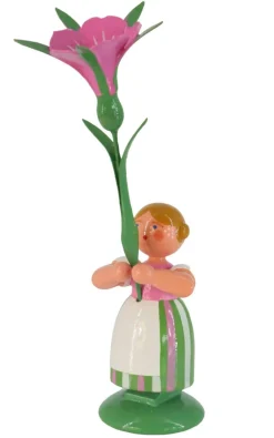 Legler Holz- und Drechslerwaren HODREWA Blumenmädchen*Miniatur Blumenmädchen mit Winde, 12 cm von HODREWA Legler
