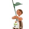 Legler Holz- und Drechslerwaren HODREWA Blumenmädchen*Miniatur Blumenmädchen mit Sonnenblume, 12 cm von HODREWA Legler