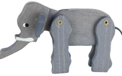 SEIFFENcom by Nestler GmbH Holzfiguren & Dekofiguren*Miniatur Elefant, beweglich, 18 cm, von Seiffen.COM