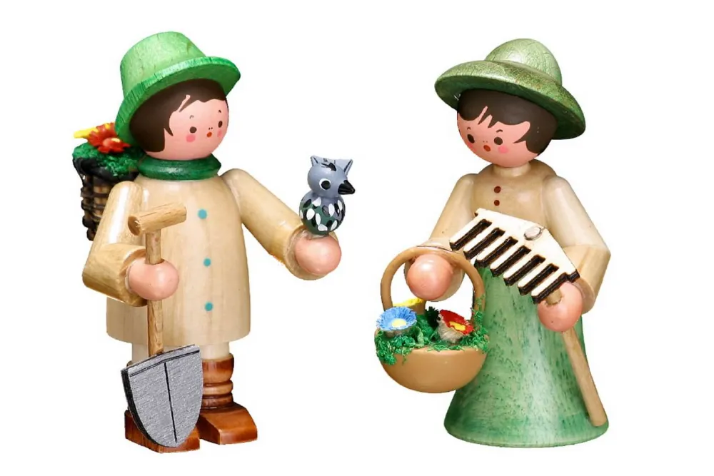 Romy Thiel Neuheiten | Romy Thiel Figuren*Miniatur Gärtnerpaar, 6 cm, von