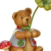 Hubrig Volkskunst Holzfiguren & Dekofiguren*Miniatur Hubiduu Teddy Glücksbärli von
