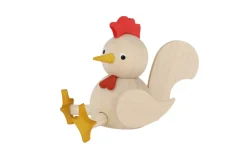Zenker Neuheiten | Frühlingsdeko*Miniatur Huhn, sitzend, 7 cm, von Ralf