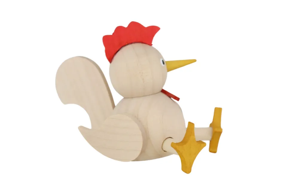 Zenker Neuheiten | Frühlingsdeko*Miniatur Huhn, sitzend, 7 cm, von Ralf