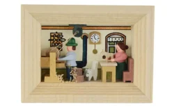 Gunter Flath Miniaturen*Miniatur im Rähmchen Drehstube von