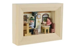 Gunter Flath Miniaturen*Miniatur im Rähmchen Drehstube von