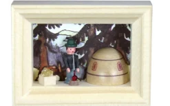 Gunter Flath Miniaturen*Miniatur im Rähmchen Glasbläser von