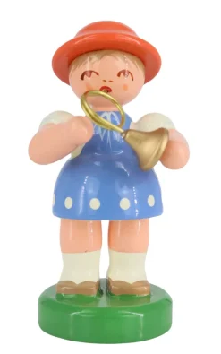 Figurenland Uhlig GmbH Blumenmädchen*Miniatur Instrumentenmädchen mit Waldhorn von Figurenland Uhlig