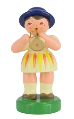 Figurenland Uhlig GmbH Blumenmädchen*Miniatur Instrumentenmädchen mit Trompete von Figurenland Uhlig
