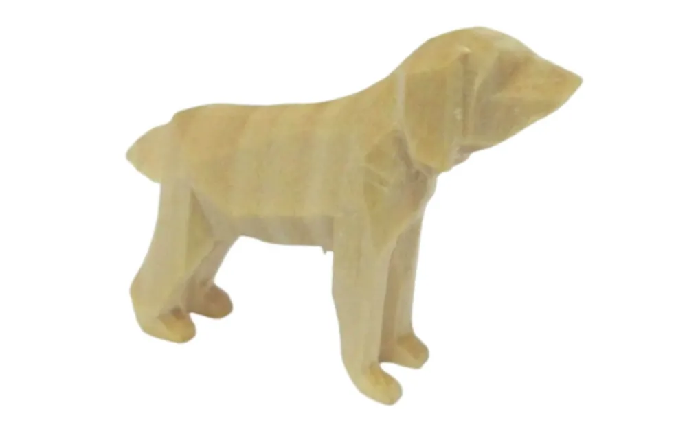 SEIFFENcom by Nestler GmbH Auslaufartikel | Holzschnitzereien*Miniatur Jagdhund, geschnitzt, 3 cm, von SEIFFEN.COM