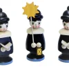 SEIFFENcom by Nestler GmbH Weihnachtsfiguren*Miniatur Kurrende, schwarz - 3 teilig von SEIFFEN.COM