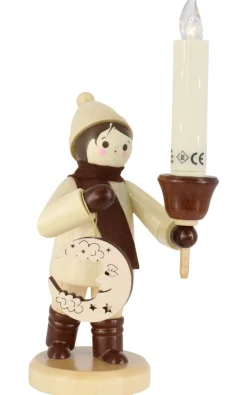 Romy Thiel Romy Thiel Figuren*Miniatur Lampionkind mit Mond und Lumixkerze von