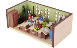 Gunter Flath Miniaturen*Miniatur Miniaturstübchen Hasenschule mit Lehrerin von