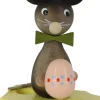 Zenker Tierfiguren*Miniatur Mäusekind mit Ei, 7 cm, von Ralf