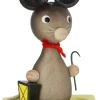 Zenker Tierfiguren*Miniatur Mäusekind mit Laterne, 7 cm von Ralf