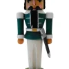 SEIFFENcom by Nestler GmbH Nussknacker*Miniatur Nussknacker Musketier, grün, 8 cm von SEIFFEN.COM