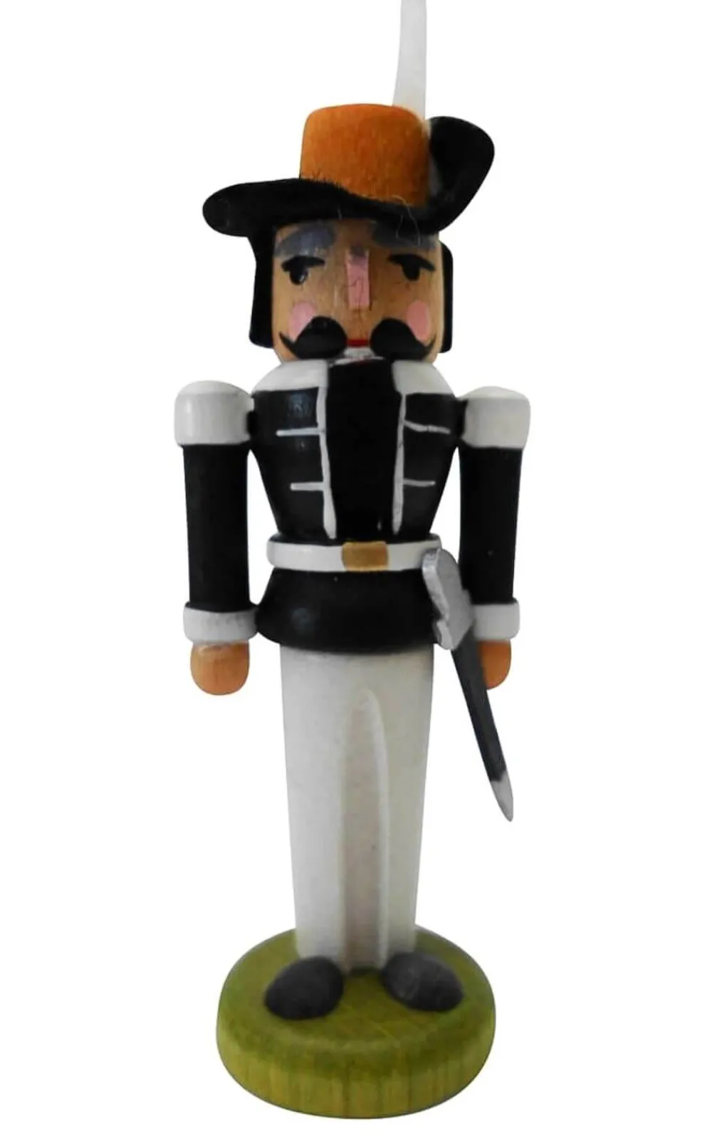 SEIFFENcom by Nestler GmbH Nussknacker*Miniatur Nussknacker Musketier, schwarz, 8 cm von SEIFFEN.COM