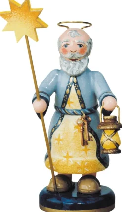 Hubrig Volkskunst Weihnachtsfiguren*Miniatur Petrus, 8 cm, von