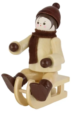 Romy Thiel Neuheiten | Romy Thiel Figuren*Miniatur Rodler in , 6 cm von