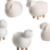 Seiffener Volkskunst eG Tierfiguren*Miniatur Schafe, 5- teilig von