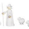 KWO Weihnachtsfiguren*Miniatur Schäfergruppe, 4-teilig, 11 cm von