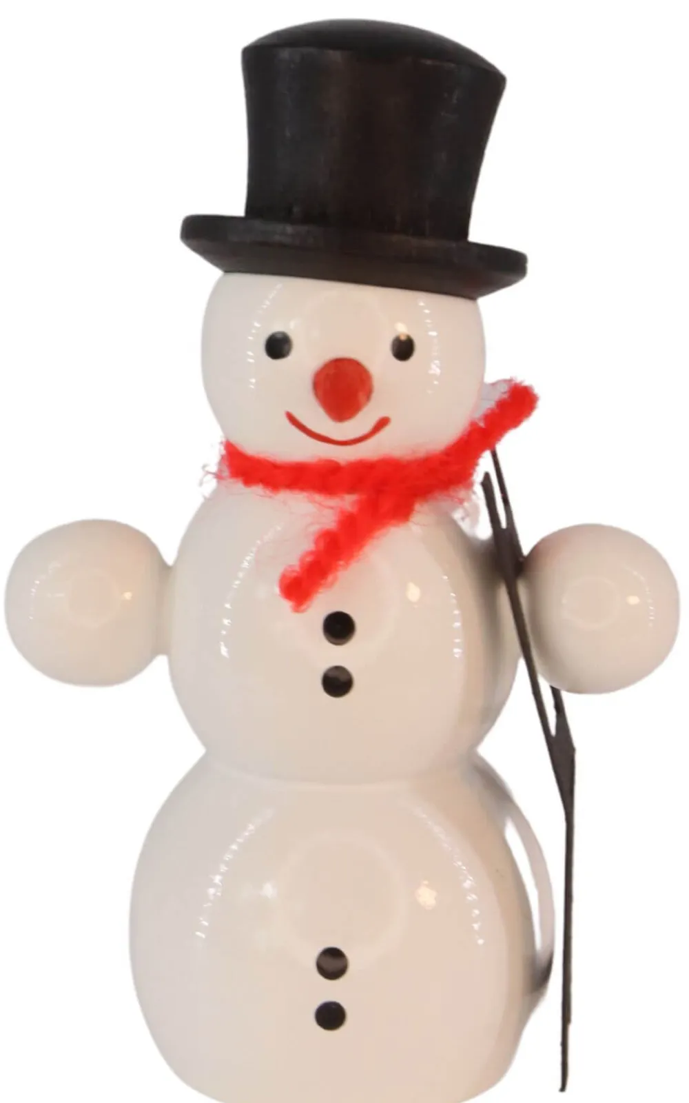 SEIFFENcom by Nestler GmbH Weihnachtsfiguren*Miniatur Schneemann mit Leiter, 6 cm von SEIFFEN.COM
