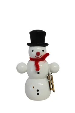 SEIFFENcom by Nestler GmbH Weihnachtsfiguren*Miniatur Schneemann mit Schlittschuhen, 6 cm von SEIFFEN.COM
