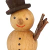 SEIFFENcom by Nestler GmbH Neuheiten | Weihnachtsfiguren*Miniatur Schneemann, , 4 cm von SEIFFEN.COM
