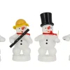 Zenker Holzfiguren & Dekofiguren*Miniatur Schneemannkapelle mit Geige, Trommel, Oboe, Dirigent von Ralf
