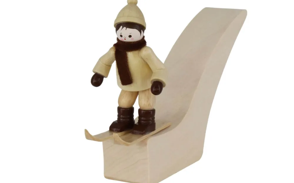 Romy Thiel Neuheiten | Romy Thiel Figuren*Miniatur Skispringer mit Schanze, von