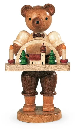 Müller Kleinkunst Holzfiguren & Dekofiguren*Miniatur Teddy - Spielzeugmacher, 10 cm, von