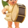 Hubrig Volkskunst Weihnachtsengel*Miniatur Weihnachtsengel mit Pauke von