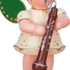 Hubrig Volkskunst Weihnachtsengel*Miniatur Weihnachtsengel mit Altoboe von