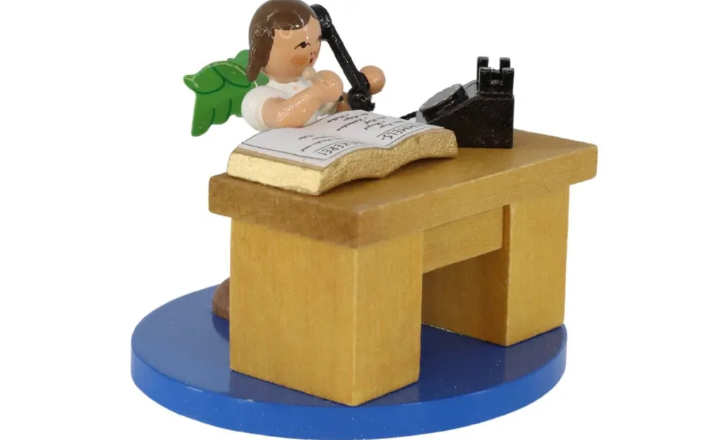 Richard Glässer GmbH Auslaufartikel | Weihnachtsengel*Miniatur Weihnachtsengel am Schreibtisch, 6 cm, von Richard Glässer