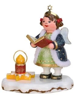 Kinder Hubrig Volkskunst Hubrig Winterkinder*Miniatur Winterkind - Himmelskind Lichterglanz, 6 cm von