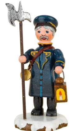 Kinder Hubrig Volkskunst Neuheiten | Hubrig Winterkinder*Miniatur Winterkind Nachtwächter, 8 cm, von