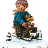 Kinder Hubrig Volkskunst Neuheiten | Hubrig Winterkinder*Miniatur Winterkind Schlittenfahrer, 7 cm, von