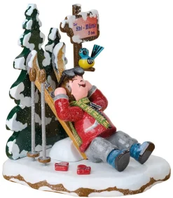 Kinder Hubrig Volkskunst Hubrig Winterkinder*Miniatur Winterkind Schöne Aussicht von