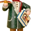 Kinder Hubrig Volkskunst Hubrig Winterkinder*Miniatur Winterkind Vater kauft ein von
