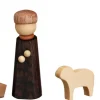 Seiffener Volkskunst eG Weihnachtsfiguren*Miniaturen Christi Geburt, 6-teilig, 7 cm, von