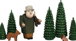 Seiffener Volkskunst eG Neuheiten | Holzfiguren & Dekofiguren*Miniaturen Jägergruppe, 8 teilig von