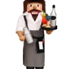 Christian Ulbricht Auslaufartikel | Nussknacker*Nussknacker Barkeeper, 45 cm von